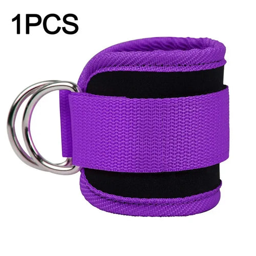 1PC Padded Ankle Straps Ankle Straps for Cable Machines Double D-Ring