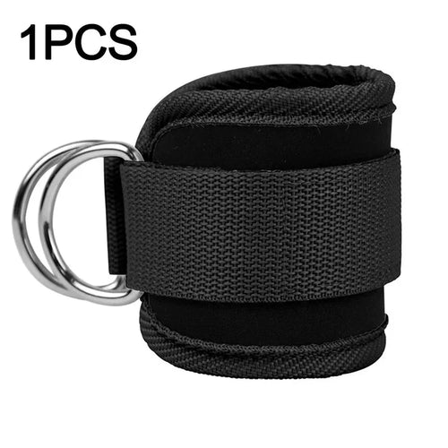 1PC Padded Ankle Straps Ankle Straps for Cable Machines Double D-Ring