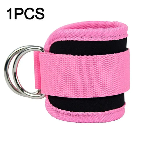 1PC Padded Ankle Straps Ankle Straps for Cable Machines Double D-Ring