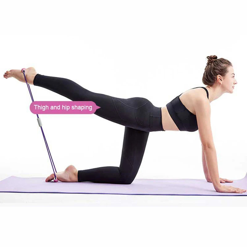 8-Shaped Tensile Strength Machine, Back Trainer, Chest Expander, Open