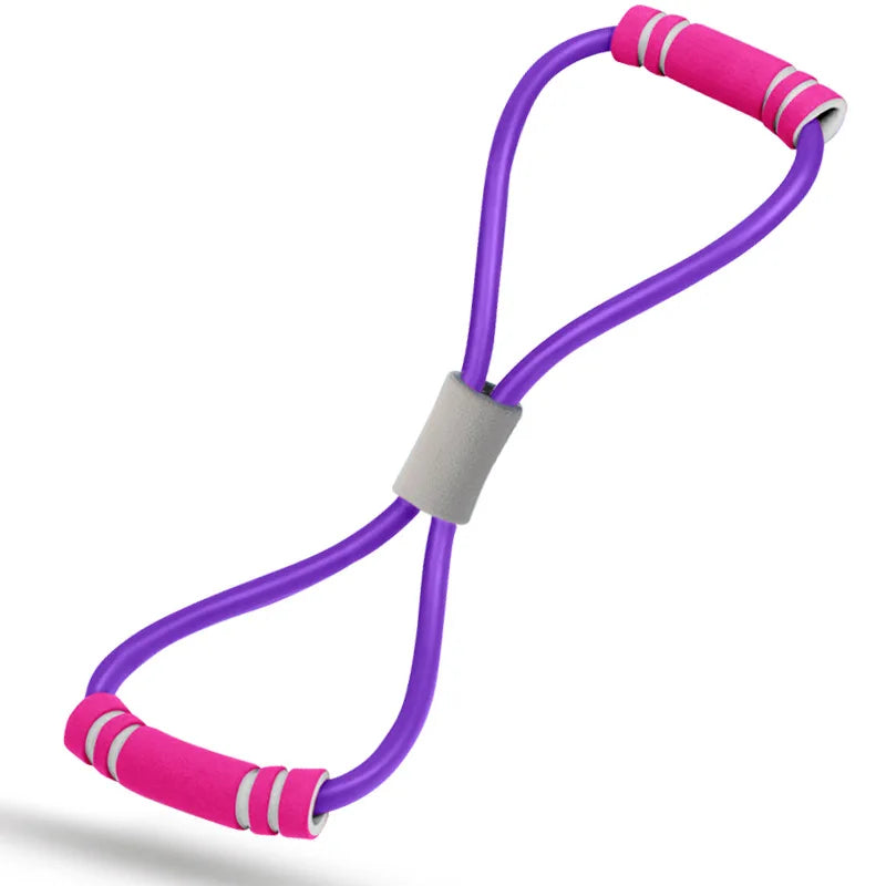 8-Shaped Tensile Strength Machine, Back Trainer, Chest Expander, Open